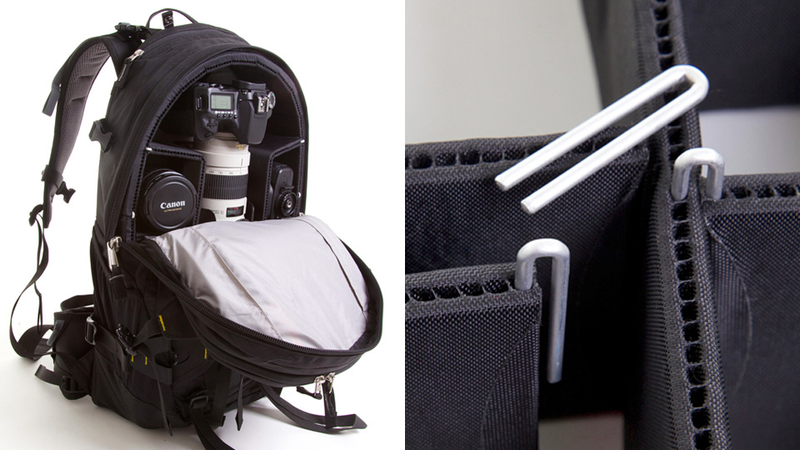 Illustration for article titled Better Camera Bag Padding Eliminates Annoying Velcro